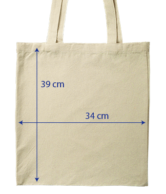 BEIGE CANVAS TOTE BAG