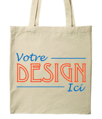 BEIGE CANVAS TOTE BAG