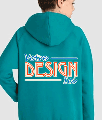 UNISEX JUNIOR BACK HOODIE