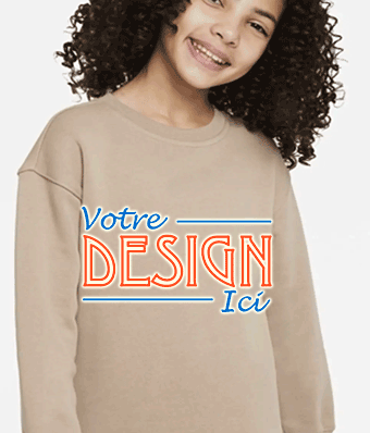 UNISEX JUNIOR FACE SWEATSHIRT